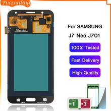 SUPER AMOLED LCD For SAMSUNG Galaxy J7 J701 Neo J701 J701F J701M J701MT Touch Screen LCD Assembly Replacement Parts 100% Tested 2024 - buy cheap