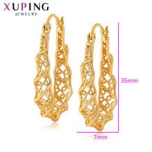 Xuping Jewelry Romantic Fashion Vintage Gold Color  Hoop Earring for Women Gifts 99504 2024 - buy cheap