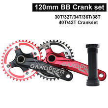 175mm Arm length Fatbike Fat bike crank set 120mm 104mm 104BCD Crankset  Chainwheel 22T 26T 30T 32T 36T Narrow Wide Chainring 2024 - buy cheap