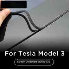 Windshield Roof Wind Guard Noise Lowering Reduction Seal Kit Fit for Tesla Model 3 Damping Sealing Ring Strip 2024 - buy cheap