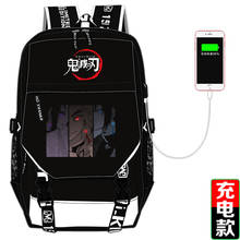 Demon Slayer: Kimetsu no Yaiba Backpack Schoolbag Bag For Boys Girls Teenagers Student Women Men Travel Cosplay Bag USB Charging 2024 - buy cheap