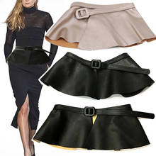 Faux Leather Belt Designer Luxury Belts For Women Cummerbunds Waist Band Corset Belt For Dress Skirt Waistband Buckle Belt Black 2024 - buy cheap