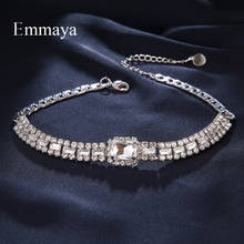 EMMAYA Fahsion Bracelet With Tiny Cubic Zircon Shiny White Ornament For Female Noble Jewelry In Wedding Party Bracelet Gift 2024 - buy cheap