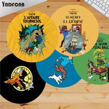 YNDFCNB-alfombrilla de ratón de The Adventures of Tintin, personalizada, para ordenador portátil y portátil, antideslizante, para juegos 2024 - compra barato