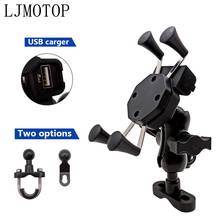 Chargeable Motorcycle GPS Phone holder Wired USB Universal Mount For DUCATI HYPERMOTARD 1100/S/EVO SP 400 MONSTER 2024 - buy cheap