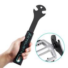 CYCLISTS 15mm Bicycle Pedal Wrench Extended Handle Bike Spanner MTB Road Bike Repair Tool Alloy Steel Professional Cycling Tools 2024 - buy cheap