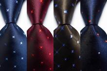 Conjunto de gravata de seda masculina, gravata xadrez de 8cm, vermelho, azul, marrom, jacquard, 100%, de seda 2024 - compre barato