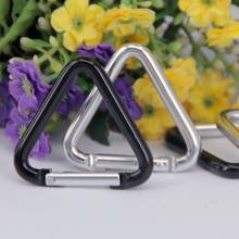 Wholesale 5Pcs Triangle Carabiner Stainless Steel Keychain Snap Clip Hook Buckle Screw Safety For Rock Climbing High-altitude 2024 - buy cheap