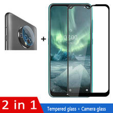 2 in 1 20D Protective Glass for NOKIA 2.2 3.2 6.2 7.2 Camera Lens Screen Protector for nokia 2.2 3.2 6.2 7.2 Tempered Glass Film 2024 - compre barato