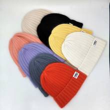 Rancyword-gorros de punto de lana para mujer, sombrero de Angora, cálido, de piel de conejo, encantador 2024 - compra barato
