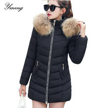 2019 Winter Women Down Jackets Warm Parka Inflatable Coats With Fur Collar Hooded Female Winter Clothes Fashion Thick Outwear 2024 - buy cheap