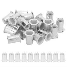 200Pcs M6 Professional Aluminum Rivet Nut Threaded Insert Nut Fastener Accessory 2024 - buy cheap