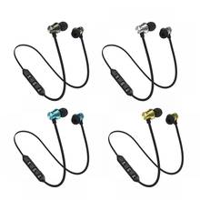 Sport Wireless Bluetooth Earphones Metal Magnetic HIFI Stereo Bass Headsets Headphones Earbuds Handsfree With MIC pk i7s i12 2024 - buy cheap