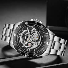 Top Luxury Brand WINNER Men's Watch Wristwatch Steampunk Automatic Mechanical Skeleton Watches Sport Design Male Clock 2024 - buy cheap