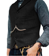 Chaleco de traje de lana para hombre, ropa informal ajustada de algodón, de negocios, Boutique, Tweed, novedad de 2020 2024 - compra barato