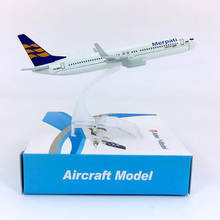 16CM B737-800 Indonesia Merpati airlines 1/400 airplane model toys aircraft diecast plastic alloy plane gifts 2024 - buy cheap