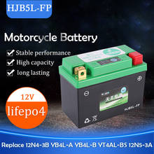 1Pcs 12V HJB5L-FP high quality lifepo4 motorcycle jump starter lithium ion battery with BMS and more than 2000times cycle life 2024 - buy cheap