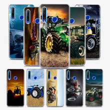 Cool tractor Car Silicone Cover For Honor 30 30S 30i 9 10 9A 9C 9S 9N 10i 10X 9X Lite Pro 5G Phone Case 2024 - buy cheap