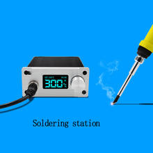 Manutenção da plataforma de solda inteligente t100 com display digital de temperatura constante ajustável e display digital t12 2024 - compre barato