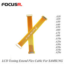 Tela lcd teste estendido cabo flex fita de teste para samsung a10 a20 a30 a50 a70 a10s a20s a30s a50s cabo cabo flexível cabos 2024 - compre barato