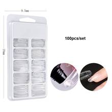 1 caja de Gel de uñas construcción rápida molde para uñas Consejos Dual formas dedo extensión de uñas de arte UV ampliar Gel dedo herramientas de extensión de 10 tamaños 2024 - compra barato