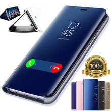 Honor 10 light cover case For Huawei honor 10 lite smart mirror flip phone case on honer 10lite honor10lite 6.21'' stand case 2024 - buy cheap