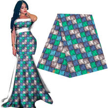 Africa Ankara Print Batik Fabric Real Wax Patchwork Tissu for African Wedding Garment DIY 100% Cotton Top Quality Loincloth Warp 2024 - buy cheap