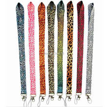 20/Lot Leopard Print Lanyard Key Card ID Neck Straps Gifts Toys W 2024 - buy cheap