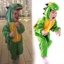 Pelele para niños y adultos, disfraces de dinosaurio, Carnaval, Halloween, regalo de cumpleaños 2024 - compra barato