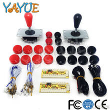 Zero Delay USB Encoder to Pc Arcade Joystick Push Buttons DIY Kit With 2pin Cables 8 Way  5pin Joystick for Mame Jamma Machine 2024 - buy cheap