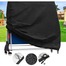 Outdoor Folding Ping Pong Table Cover Black Waterproof Anti-Dust Adjustable Ping Pong Table Protector Household Table Cover 2024 - buy cheap