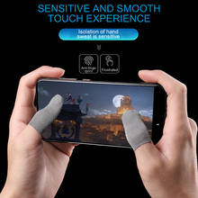 1 пара, дышащий игровой контроллер, покрытие для пальцев, защита от пота, не царапается, чувствительный к царапинам рукав, нейлоновый мобильный сенсорный экран 2024 - купить недорого
