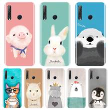 Silicone Case For Huawei Honor V20 8S 8A Pro Soft Pink Pig Cat Bear Rabbit Cover For Huawei Honor 20 Lite Pro 10i 20i Phone Case 2024 - buy cheap