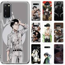 Levi Ackerman Attack On Titan Phone Case for Samsung Galaxy S20 FE S10 S20 Ultra 5G S8 S9 S10 Plus S9 S10 S20 Soft Cover 2024 - buy cheap