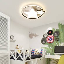 Luminária de teto em forma de estrela, moderna, minimalista, nórdica, criativa, iluminação para estudo, quarto 2024 - compre barato