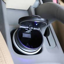 Cenicero portátil LED para coche Ford Focus, Kuga, Fiesta, Mondeo, Ecosport, Escape, Explorer, Edge, Mustang 2024 - compra barato