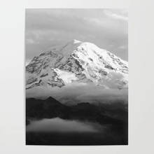 Home Decorative Snow Mountain Canvas Paintings HD Prints Modular Cool Pictures Wall Art Landscape Black White Poster Framework 2024 - buy cheap