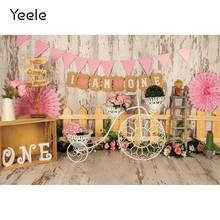 Yeele Baby One Birthday Party Decor Backdrops Photos Banner Flowers Photography Background Photographic For Studio Shoots Props 2024 - buy cheap