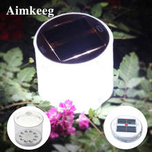 10LED Camping Solar Powered Foldable Inflatable Portable Light Lamp Outdoor Waterproof Hiking Fishing Lighting LED Solar Light 2024 - buy cheap
