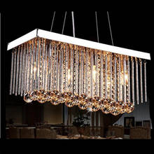 Fashion crystal chandelier led lamp living room Crystal chandeliers E14 led bulb chandelier led lustre chandeliers lighting 2024 - buy cheap