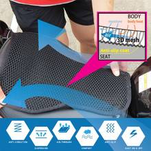 Summer Motorcycle Breathable Cool Sunproof Seat Cushion Cover Heat Insulation Mounting Air Pad Motorbike Seat Protection 2024 - buy cheap
