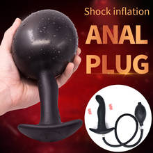 Super Large Inflatable Huge Big Anal Plug Dildo Pump Anal Dilator Expandable Vibrator Butt Plug Sex Toys For Women Anal Balls 2024 - buy cheap