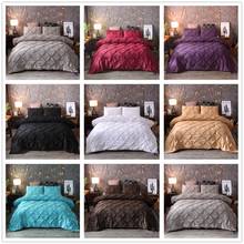 47  Duvet Cover Set Queen King Size Pinch Pleat Brief Bedding Sets Comforter Cover Pillow cases 2024 - buy cheap