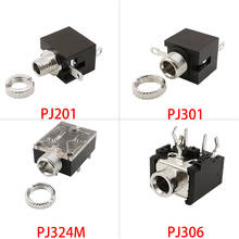 Conector hembra de Audio para auriculares PJ201M/301/306/324M, 10 piezas, 2,5/3,5mm 2024 - compra barato