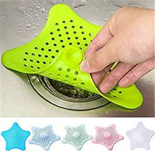 Silicone Drain Hair Catcher, Kitchen Sink Strainer Bathroom Shower Sink Stopper Drain Cover Hair Trap, Filter for Kitchen Ba 2024 - купить недорого