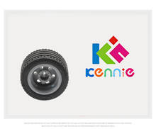 20 set/lote Kennie bloques de construcción moc piezas de rueda de neumático Normal amplia D = 43,2X22 NO.44309 borde amplia W Cruz 30/20 NO.56145 2024 - compra barato