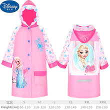 Children Girl Raincoat School bag Disney Frozen Anna Elsa Kids Girls Poncho Boys Rainwear Rainsuit  raincoat gifts outdoor walk 2024 - buy cheap