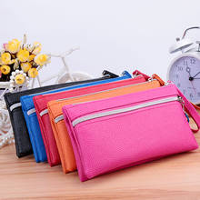 New Sale 2018 Small Women Clutch Purse Knitting PU Leather  Bags with Phone Card Holder Zipper Pocket Girl  Handbags 2024 - buy cheap
