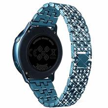 Bling do Diamante Jóias Relógio de Pulseira para Samsung Galaxy Ativo 40mm Em Aço Inoxidável faixa de Relógio Cinta para Samsung Galáxia Ativa 2024 - compre barato