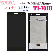 AAA + для huawei Honor Mediapad T1-701 T1 701U T1-701U T1-701W ЖК-дисплей Дисплей Сенсорный экран Панель дигитайзер в сборе 2024 - купить недорого